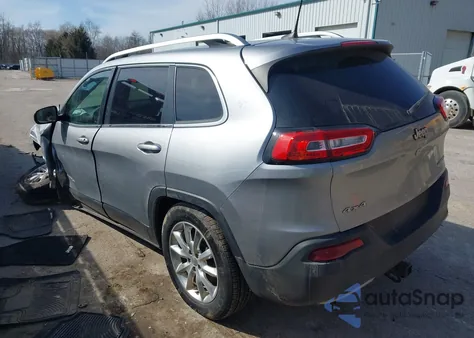2016 Jeep Cherokee Limited z USA, uszkodzony, nr VIN 1C4PJMDB1GW175184